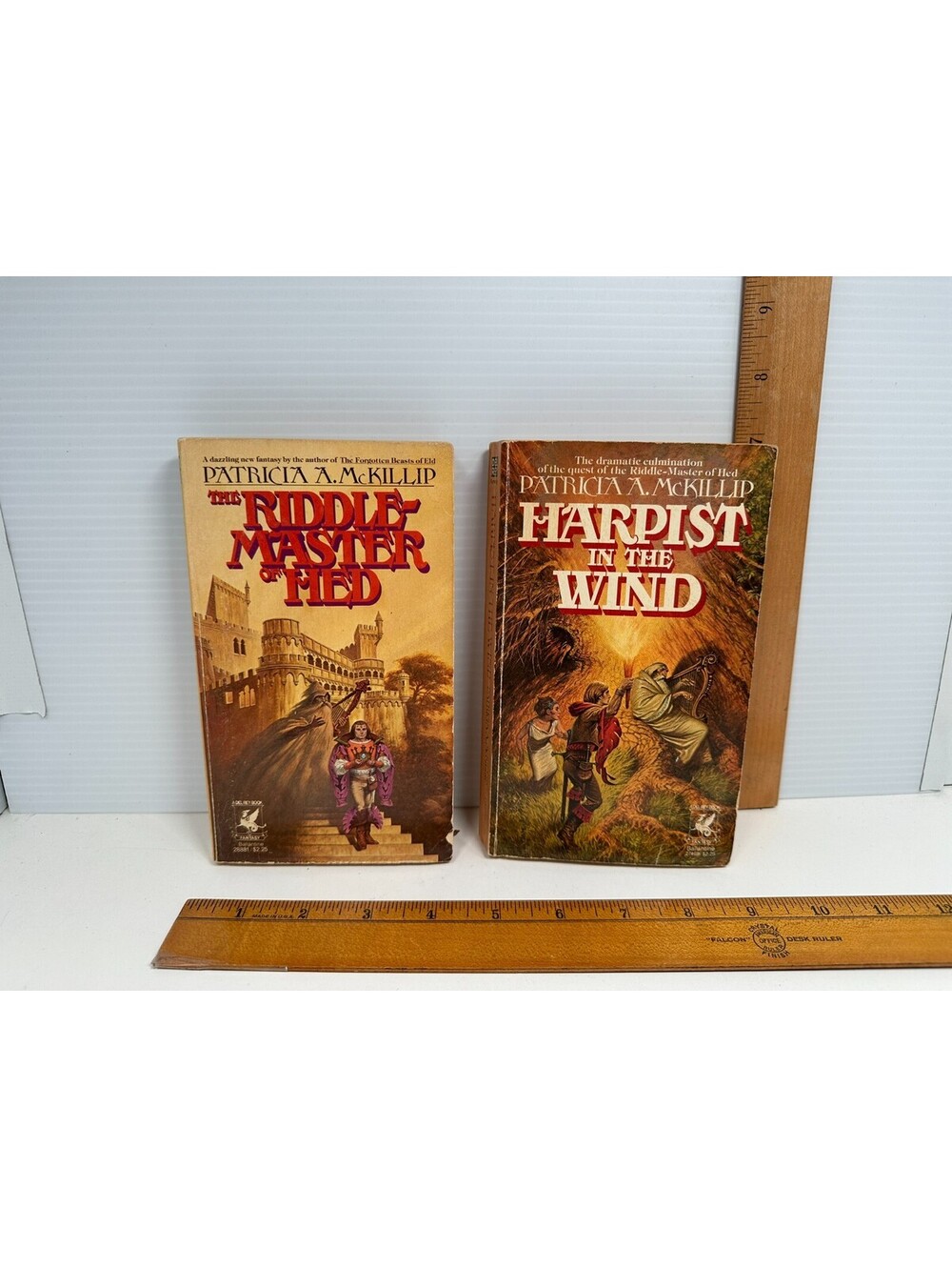 2 Patricia A McKillip Vintage Paperback Riddle Master of Hed Harpist in the Wind